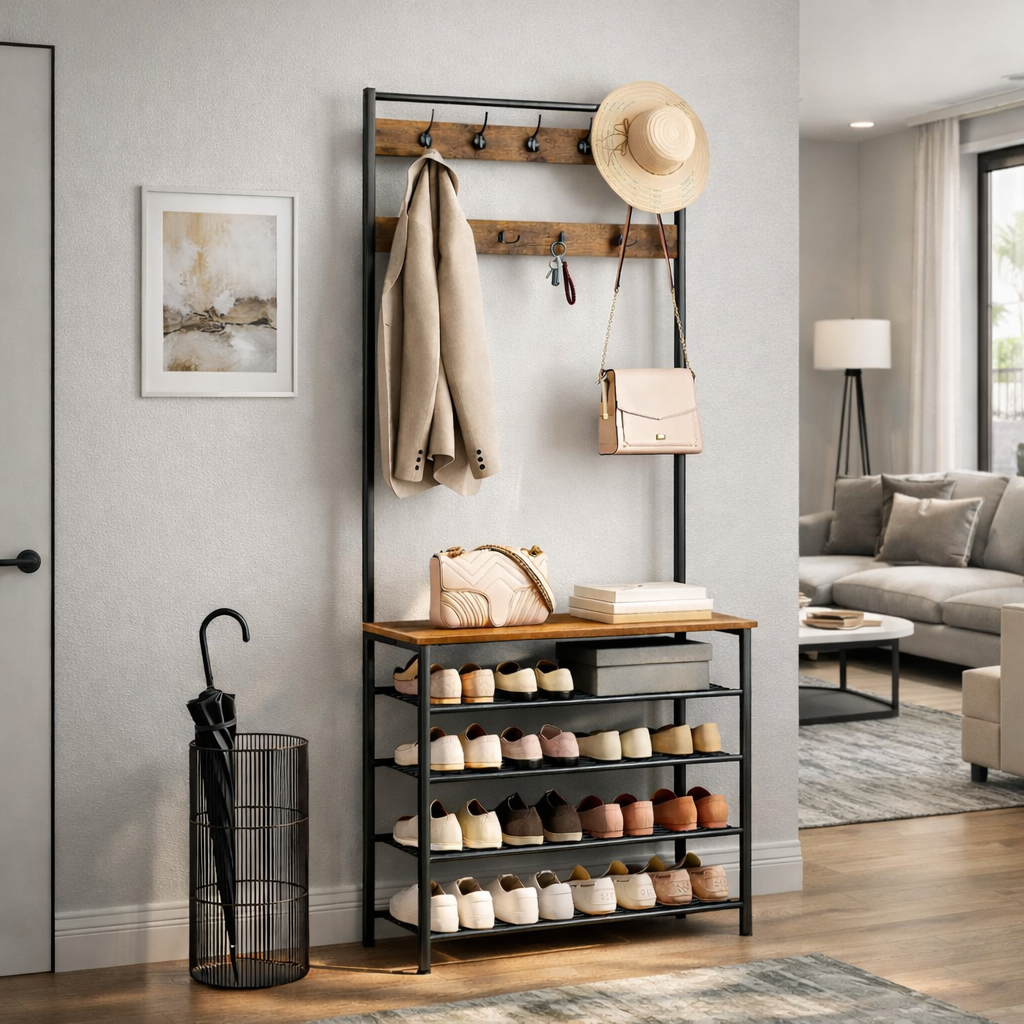 Rustic Hall Tree