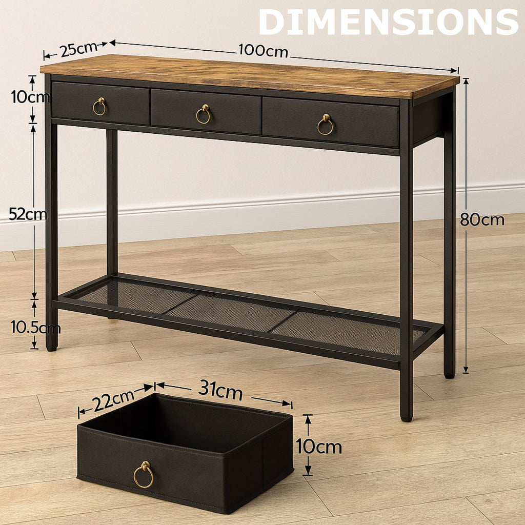 Rustic Console Table