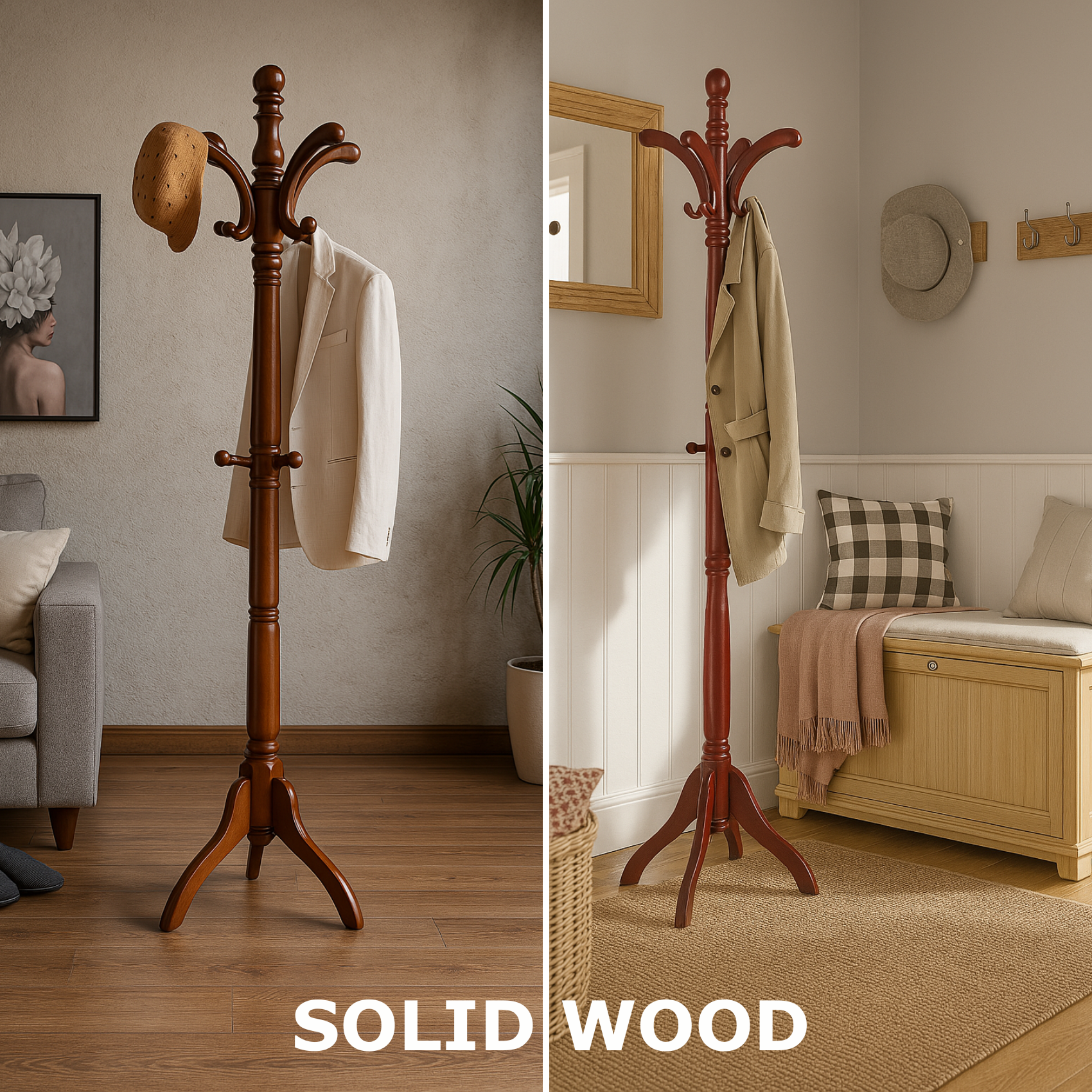 Wooden Coat Stand