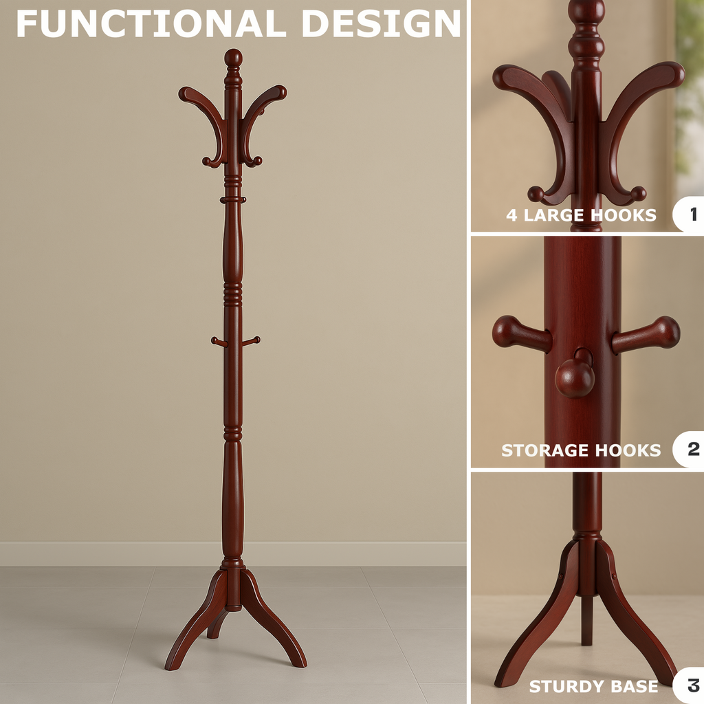 Wooden Coat Stand