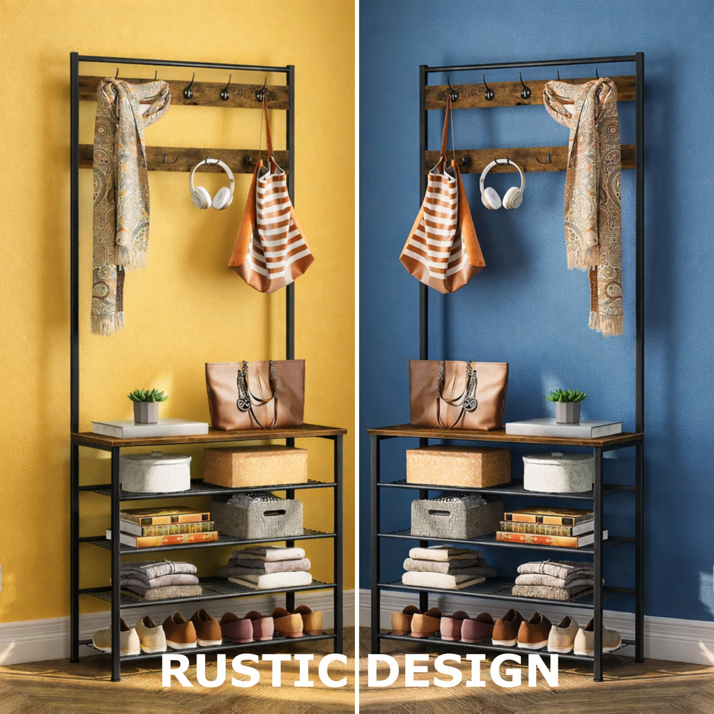 Rustic Hall Tree