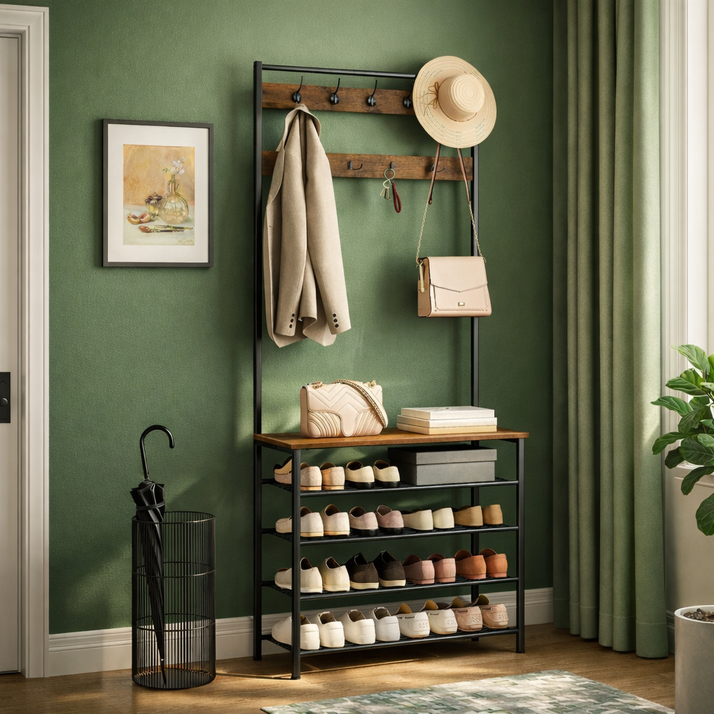 Rustic Hall Tree
